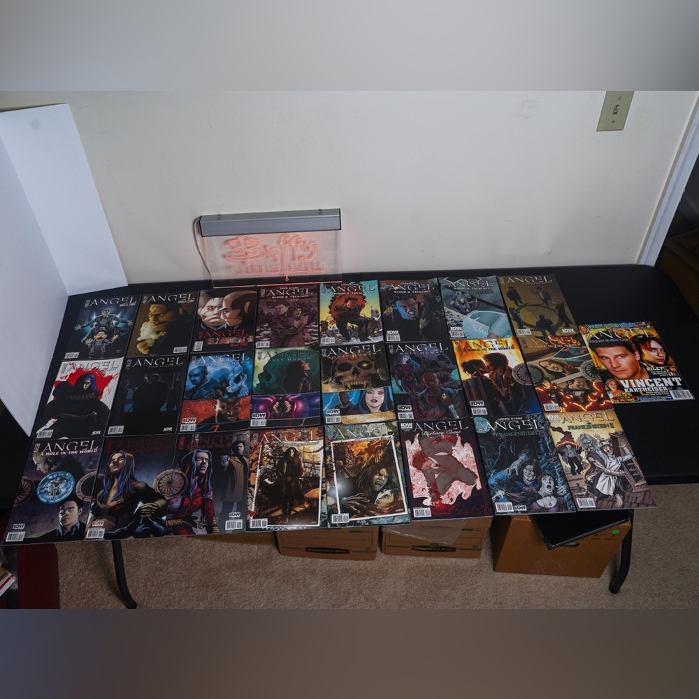 Angel Smile Time Only Human Comic Book Lot 24 Comics & 1 Magazine Frankenstein